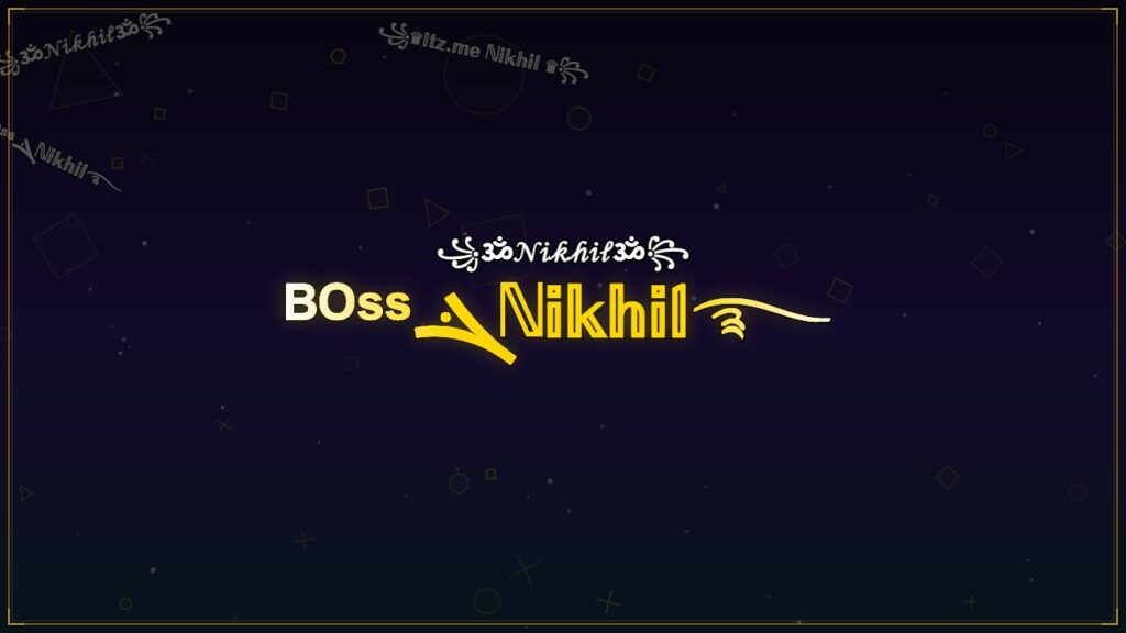 ᴮᴼˢˢܔℕ𝕚𝕜𝕙𝕚𝕝࿐ – Nikhil Stylish Name