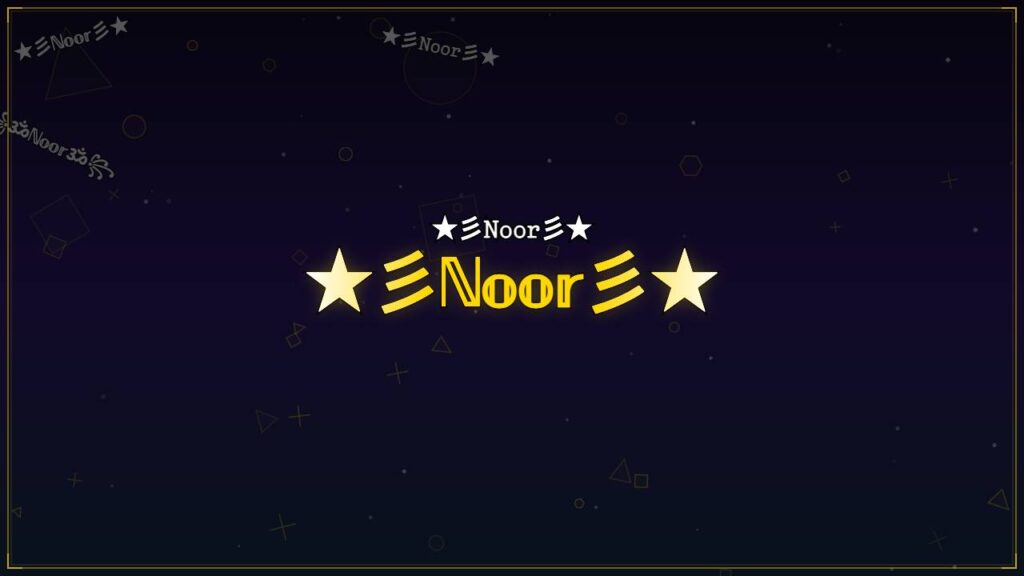★彡ℕ𝕠𝕠𝕣彡★ – Noor Stylish Name