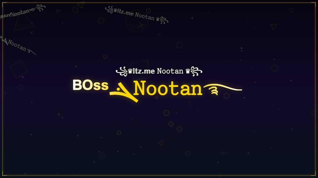 ᴮᴼˢˢܔ𝙽𝚘𝚘𝚝𝚊𝚗࿐ – Nootan Stylish Name