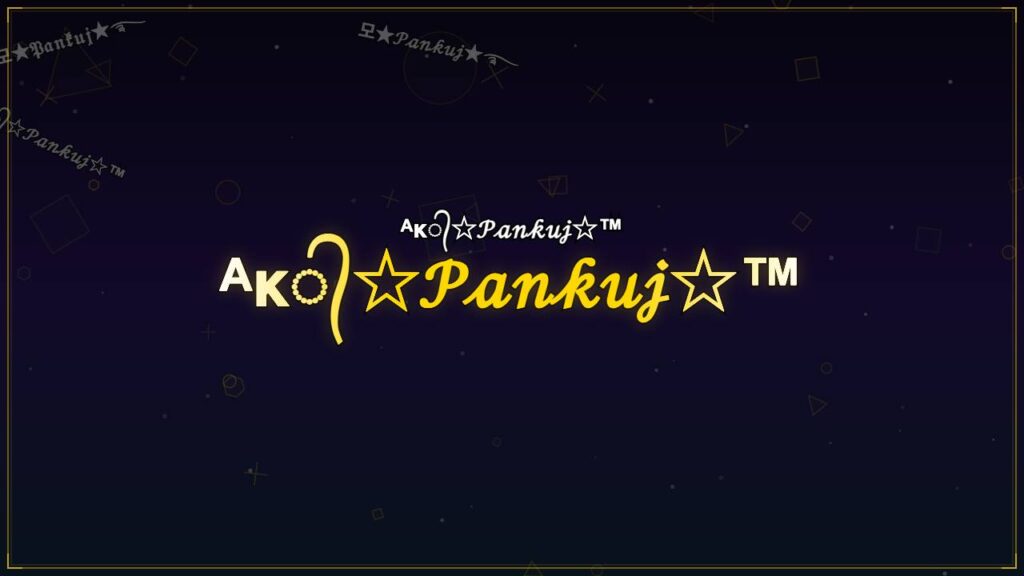 ᴬᴋ᭄☆𝒫𝒶𝓃𝓀𝓊𝒿☆™ – Pankuj Stylish Name