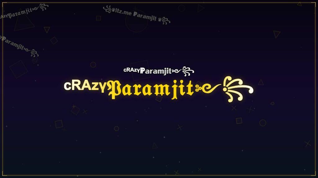 ᶜᴿᴬᶻᵞ𝔓𝔞𝔯𝔞𝔪𝔧𝔦𝔱༻꧂ – Paramjit Stylish Name