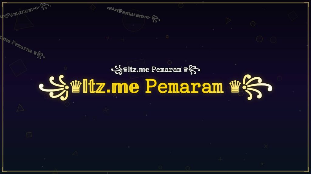꧁♛𝕀𝕥𝕫.𝕞𝕖 𝙿𝚎𝚖𝚊𝚛𝚊𝚖 ♛꧂ – Pemaram Stylish Name