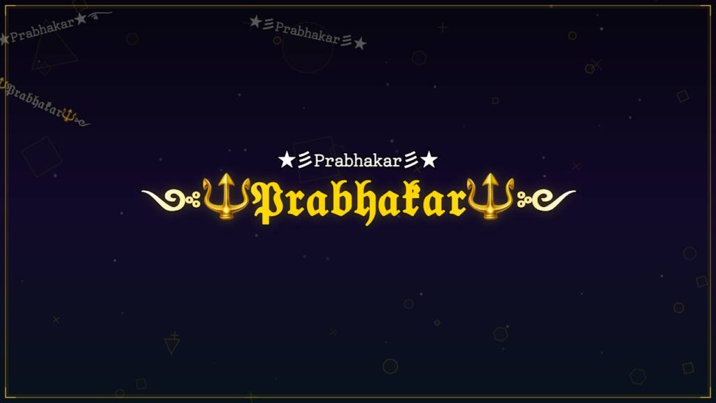 ༺🔱𝔓𝔯𝔞𝔟𝔥𝔞𝔨𝔞𝔯🔱༻ – Prabhakar Stylish Name