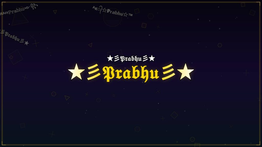 ★彡𝔓𝔯𝔞𝔟𝔥𝔲彡★ – Prabhu Stylish Name