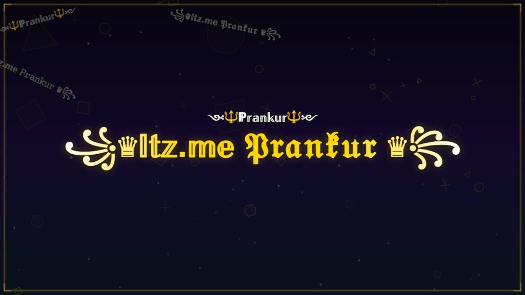꧁♛𝕀𝕥𝕫.𝕞𝕖 𝔓𝔯𝔞𝔫𝔨𝔲𝔯 ♛꧂ – Prankur Stylish Name
