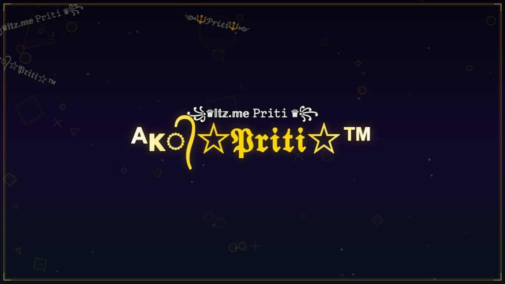 ᴬᴋ᭄☆𝔓𝔯𝔦𝔱𝔦☆™ – Priti Stylish Name