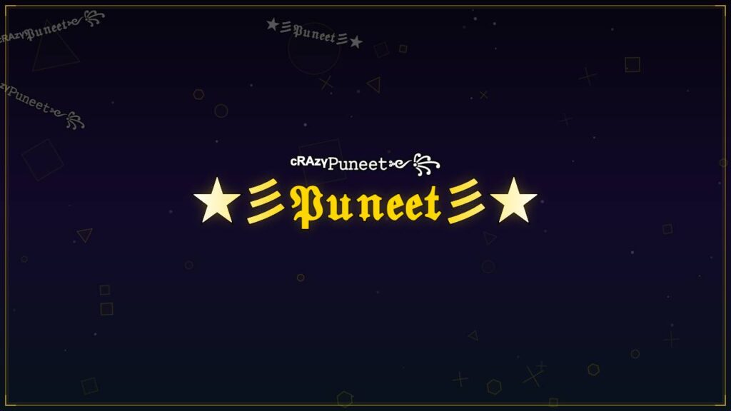 ★彡𝔓𝔲𝔫𝔢𝔢𝔱彡★ – Puneet Stylish Name