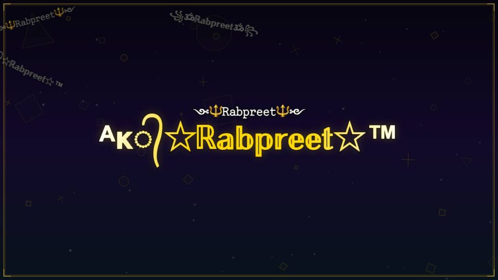ᴬᴋ᭄☆ℝ𝕒𝕓𝕡𝕣𝕖𝕖𝕥☆™ – Rabpreet Stylish Name
