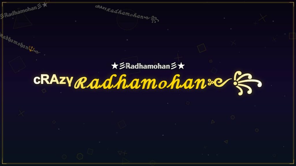 ᶜᴿᴬᶻᵞℛ𝒶𝒹𝒽𝒶𝓂ℴ𝒽𝒶𝓃༻꧂ – Radhamohan Stylish Name