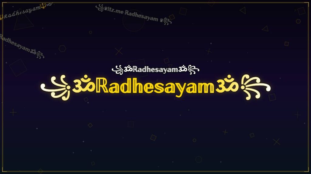꧁ॐℝ𝕒𝕕𝕙𝕖𝕤𝕒𝕪𝕒𝕞ॐ꧂ – Radhesayam Stylish Name
