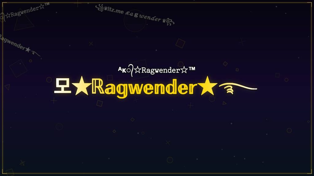 모★ℝ𝕒𝕘𝕨𝕖𝕟𝕕𝕖𝕣★࿐ – Ragwender Stylish Name