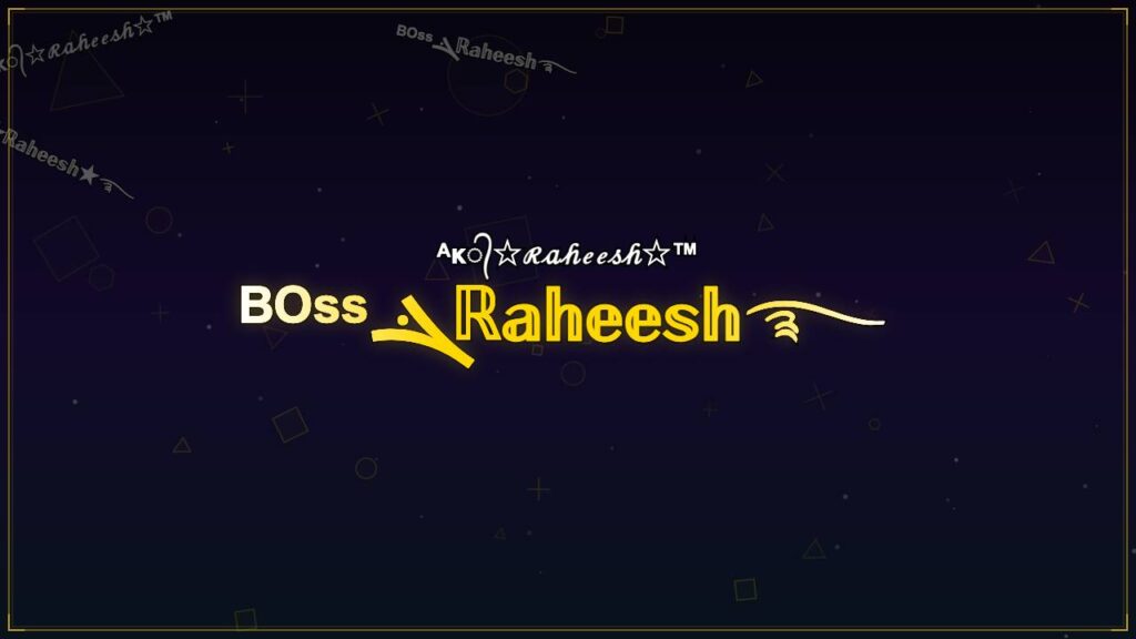 ᴮᴼˢˢܔℝ𝕒𝕙𝕖𝕖𝕤𝕙࿐ – Raheesh Stylish Name
