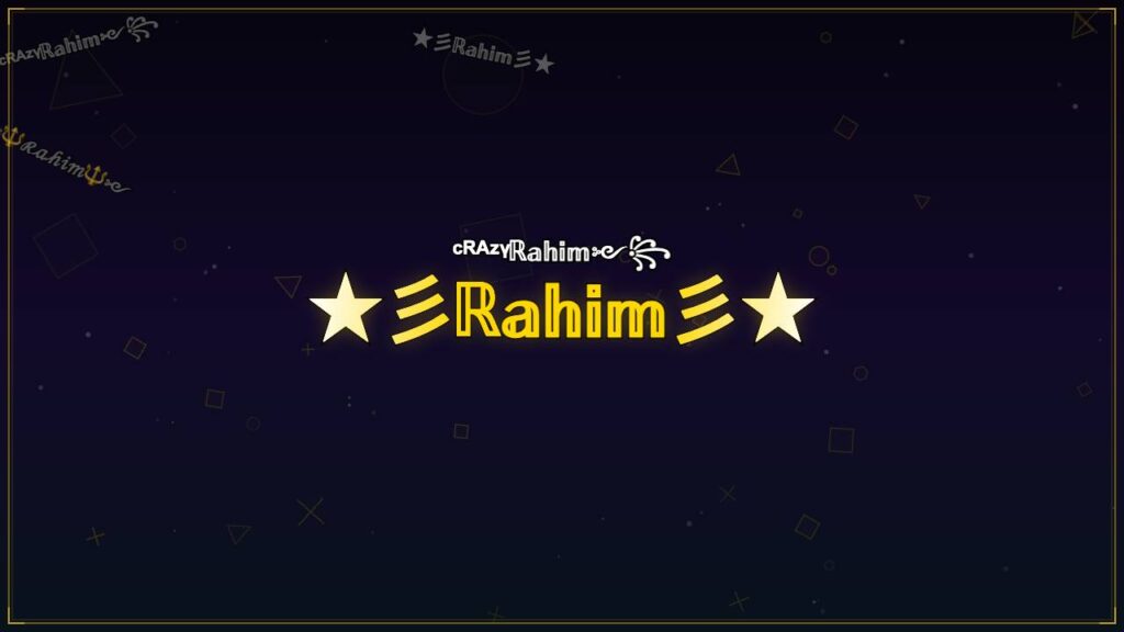 ★彡ℝ𝕒𝕙𝕚𝕞彡★ – Rahim Stylish Name