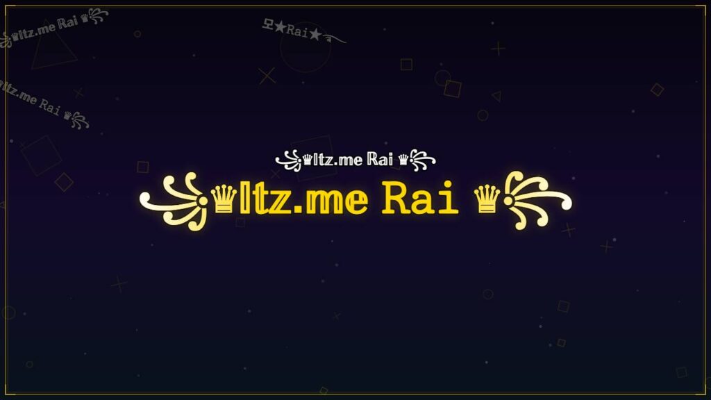 ꧁♛𝕀𝕥𝕫.𝕞𝕖 𝚁𝚊𝚒 ♛꧂ – Rai Stylish Name