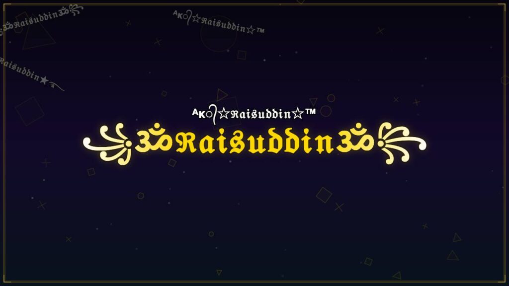 ꧁ॐℜ𝔞𝔦𝔰𝔲𝔡𝔡𝔦𝔫ॐ꧂ – Raisuddin Stylish Name