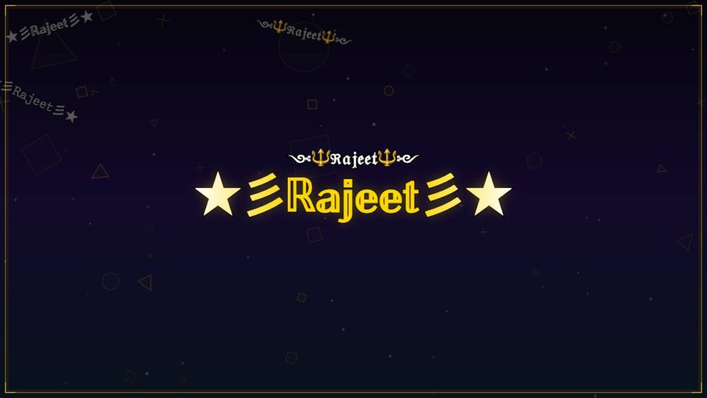 ★彡ℝ𝕒𝕛𝕖𝕖𝕥彡★ – Rajeet Stylish Name