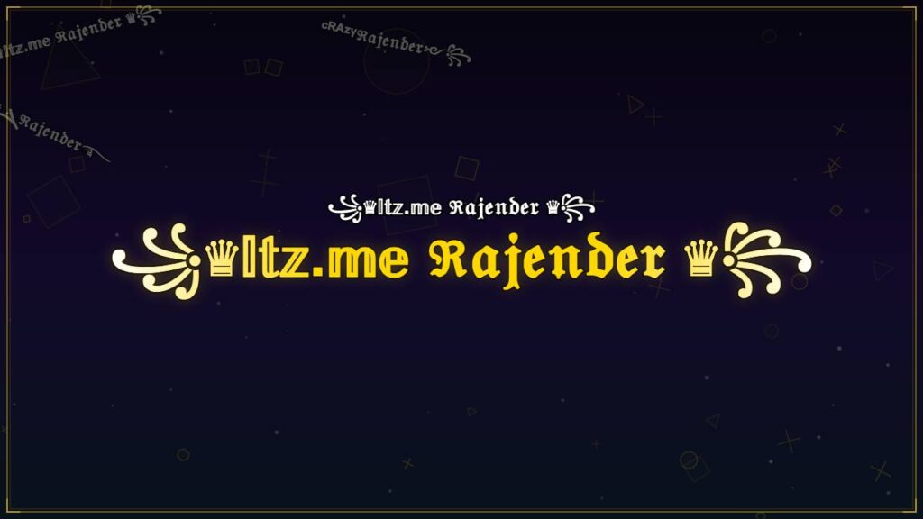 ꧁♛𝕀𝕥𝕫.𝕞𝕖 ℜ𝔞𝔧𝔢𝔫𝔡𝔢𝔯 ♛꧂ – Rajender Stylish Name
