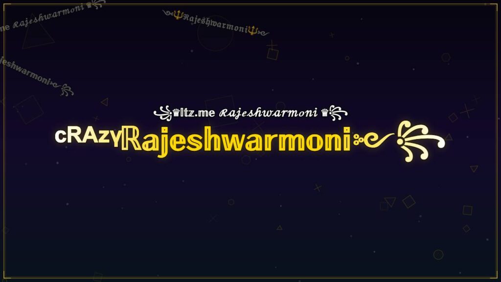 ᶜᴿᴬᶻᵞℝ𝕒𝕛𝕖𝕤𝕙𝕨𝕒𝕣𝕞𝕠𝕟𝕚༻꧂ – Rajeshwarmoni Stylish Name