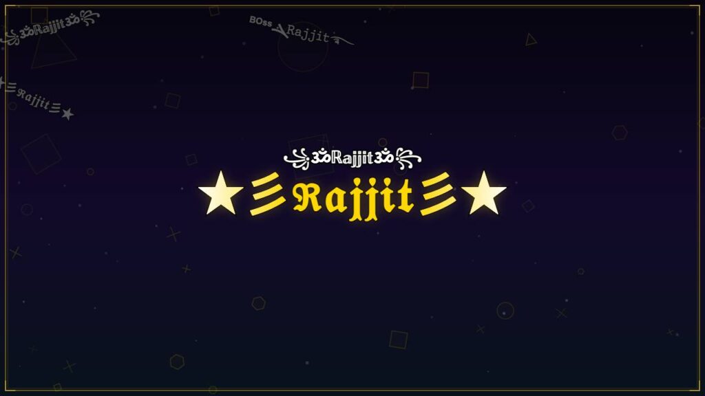 ★彡ℜ𝔞𝔧𝔧𝔦𝔱彡★ – Rajjit Stylish Name