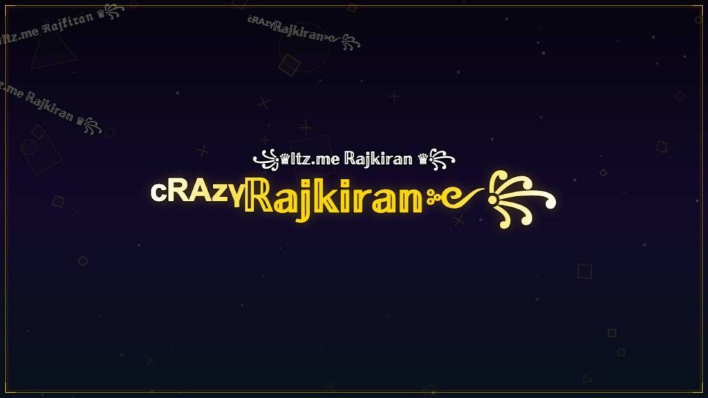 ᶜᴿᴬᶻᵞℝ𝕒𝕛𝕜𝕚𝕣𝕒𝕟༻꧂ – Rajkiran Stylish Name