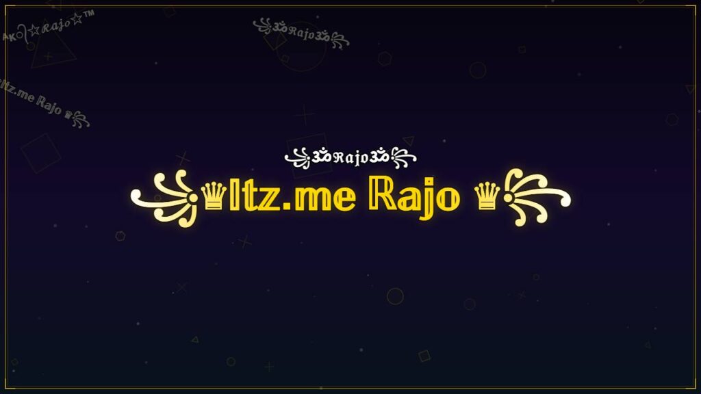 ꧁♛𝕀𝕥𝕫.𝕞𝕖 ℝ𝕒𝕛𝕠 ♛꧂ – Rajo Stylish Name