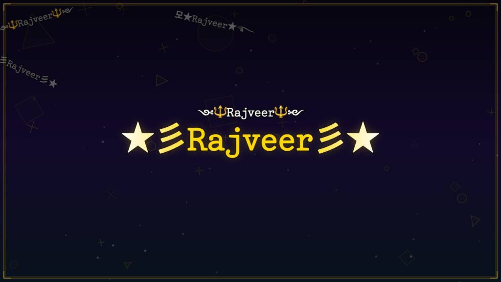★彡𝚁𝚊𝚓𝚟𝚎𝚎𝚛彡★ – Rajveer Stylish Name