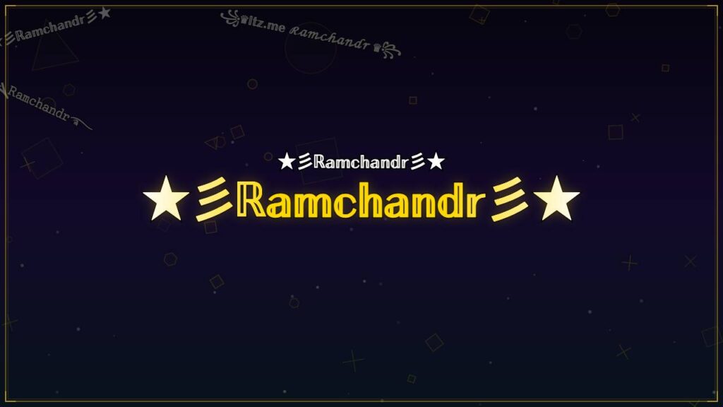 ★彡ℝ𝕒𝕞𝕔𝕙𝕒𝕟𝕕𝕣彡★ – Ramchandr Stylish Name