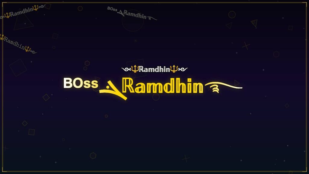 ᴮᴼˢˢܔℝ𝕒𝕞𝕕𝕙𝕚𝕟࿐ – Ramdhin Stylish Name