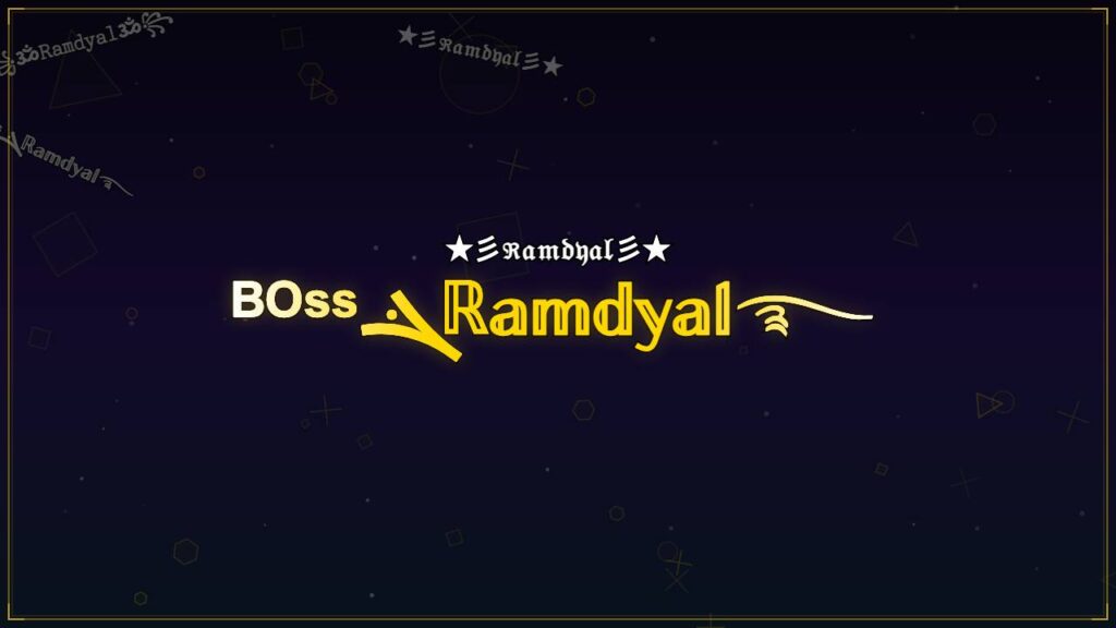 ᴮᴼˢˢܔℝ𝕒𝕞𝕕𝕪𝕒𝕝࿐ – Ramdyal Stylish Name