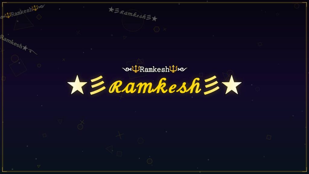 ★彡ℛ𝒶𝓂𝓀ℯ𝓈𝒽彡★ – Ramkesh Stylish Name