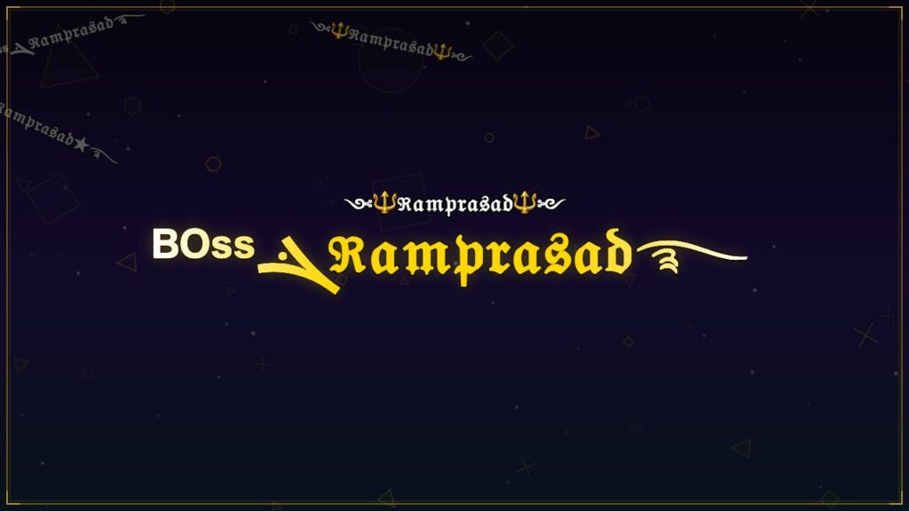 ᴮᴼˢˢܔℜ𝔞𝔪𝔭𝔯𝔞𝔰𝔞𝔡࿐ – Ramprasad Stylish Name