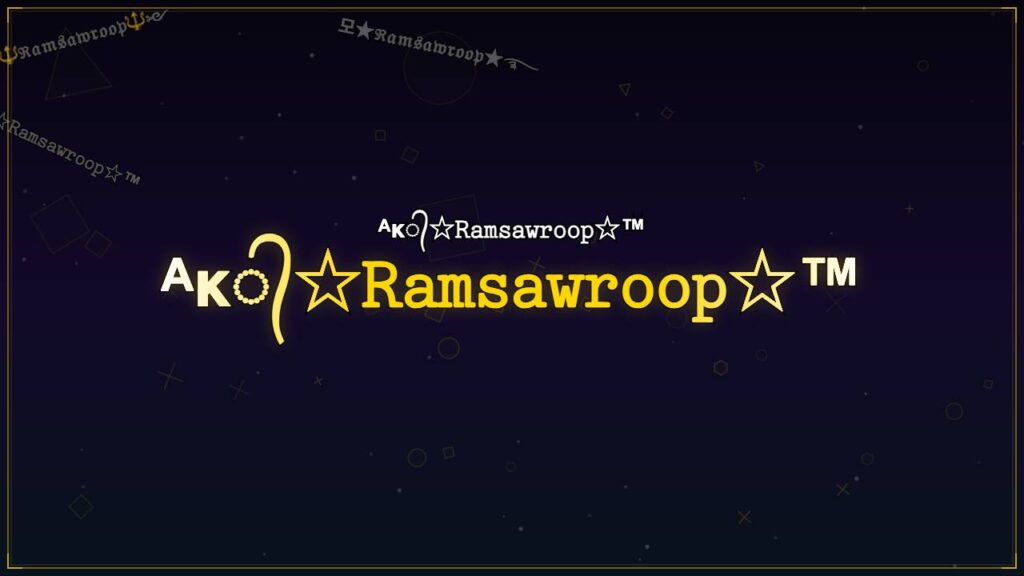 ᴬᴋ᭄☆𝚁𝚊𝚖𝚜𝚊𝚠𝚛𝚘𝚘𝚙☆™ – Ramsawroop Stylish Name