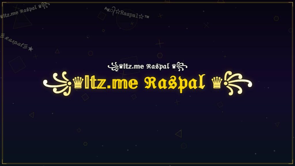 ꧁♛𝕀𝕥𝕫.𝕞𝕖 ℜ𝔞𝔰𝔭𝔞𝔩 ♛꧂ – Raspal Stylish Name