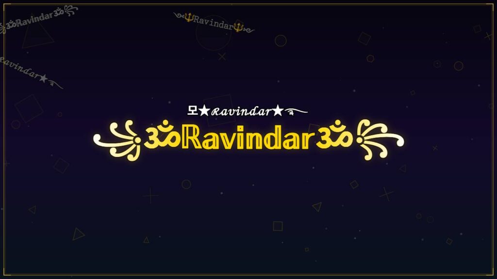 ꧁ॐℝ𝕒𝕧𝕚𝕟𝕕𝕒𝕣ॐ꧂ – Ravindar Stylish Name