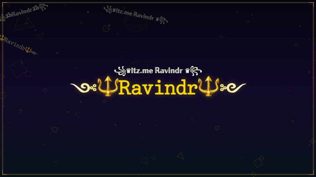 ༺🔱𝚁𝚊𝚟𝚒𝚗𝚍𝚛🔱༻ – Ravindr Stylish Name