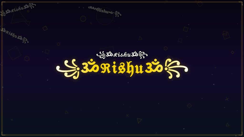 ꧁ॐℜ𝔦𝔰𝔥𝔲ॐ꧂ – Rishu Stylish Name