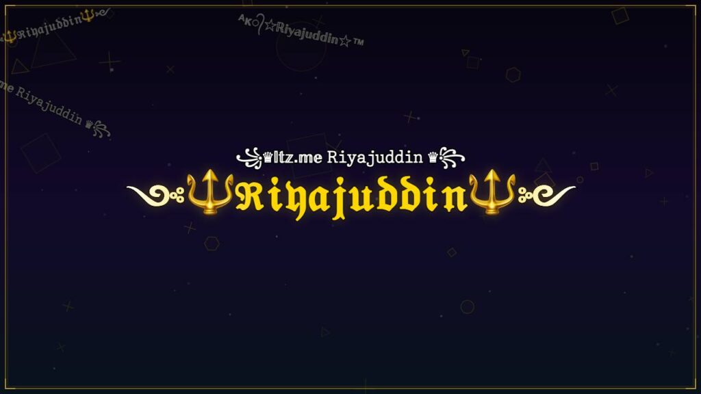 ༺🔱ℜ𝔦𝔶𝔞𝔧𝔲𝔡𝔡𝔦𝔫🔱༻ – Riyajuddin Stylish Name