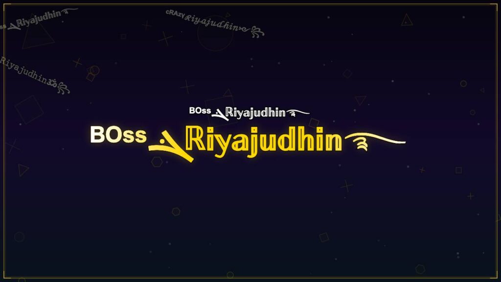 ᴮᴼˢˢܔℝ𝕚𝕪𝕒𝕛𝕦𝕕𝕙𝕚𝕟࿐ – Riyajudhin Stylish Name