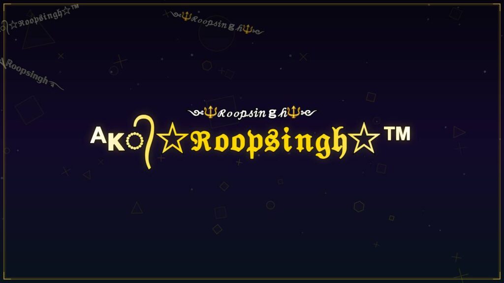ᴬᴋ᭄☆ℜ𝔬𝔬𝔭𝔰𝔦𝔫𝔤𝔥☆™ – Roopsingh Stylish Name