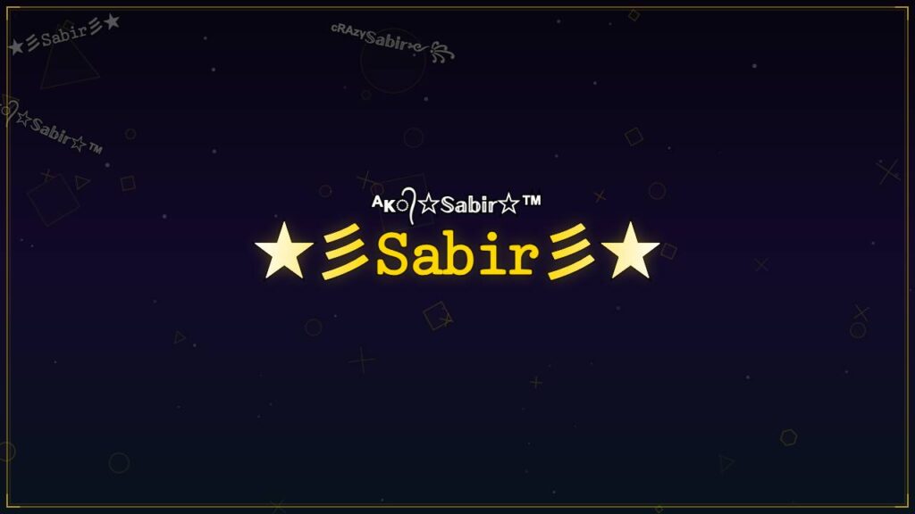 ★彡𝚂𝚊𝚋𝚒𝚛彡★ – Sabir Stylish Name