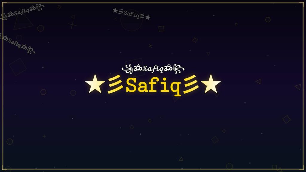 ★彡𝚂𝚊𝚏𝚒𝚚彡★ – Safiq Stylish Name