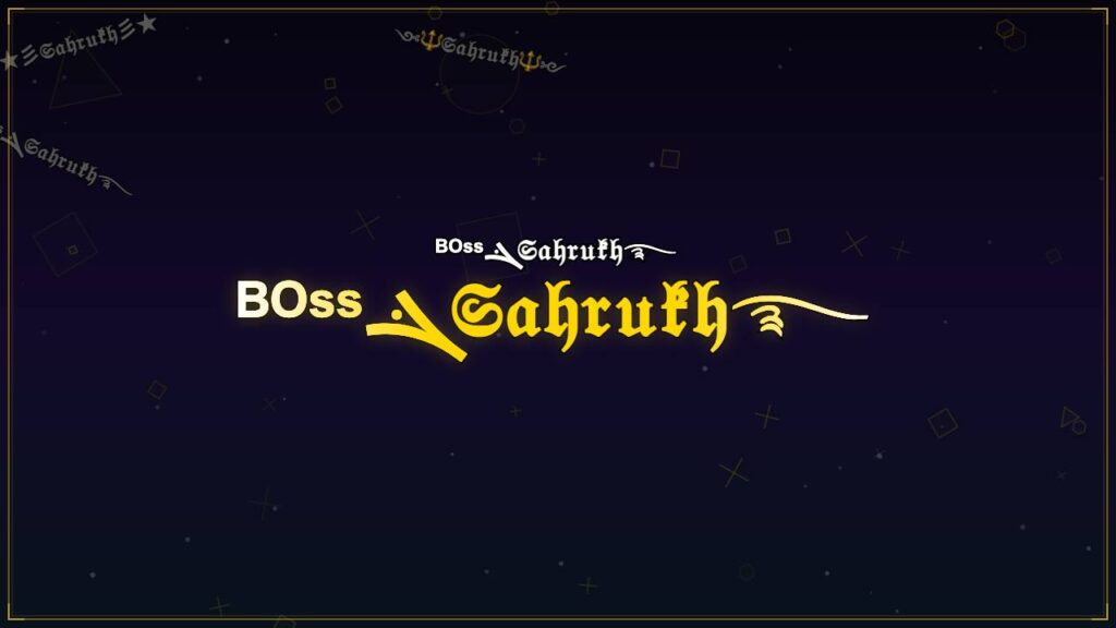 ᴮᴼˢˢܔ𝔖𝔞𝔥𝔯𝔲𝔨𝔥࿐ – Sahrukh Stylish Name