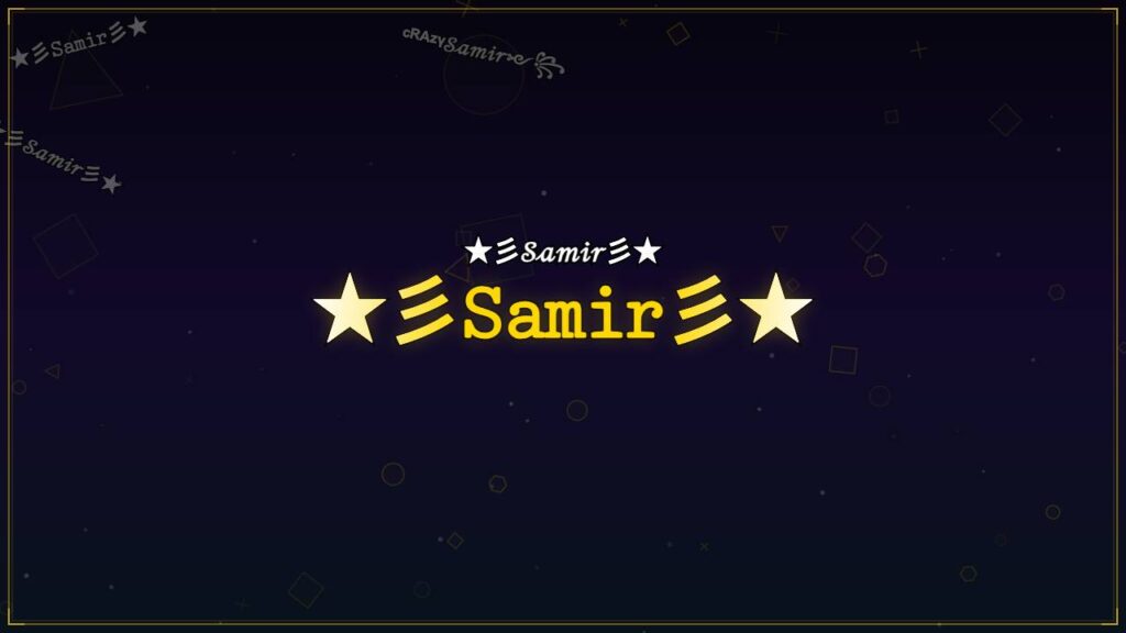 ★彡𝚂𝚊𝚖𝚒𝚛彡★ – Samir Stylish Name