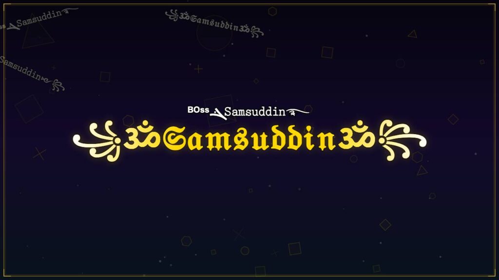 ꧁ॐ𝔖𝔞𝔪𝔰𝔲𝔡𝔡𝔦𝔫ॐ꧂ – Samsuddin Stylish Name