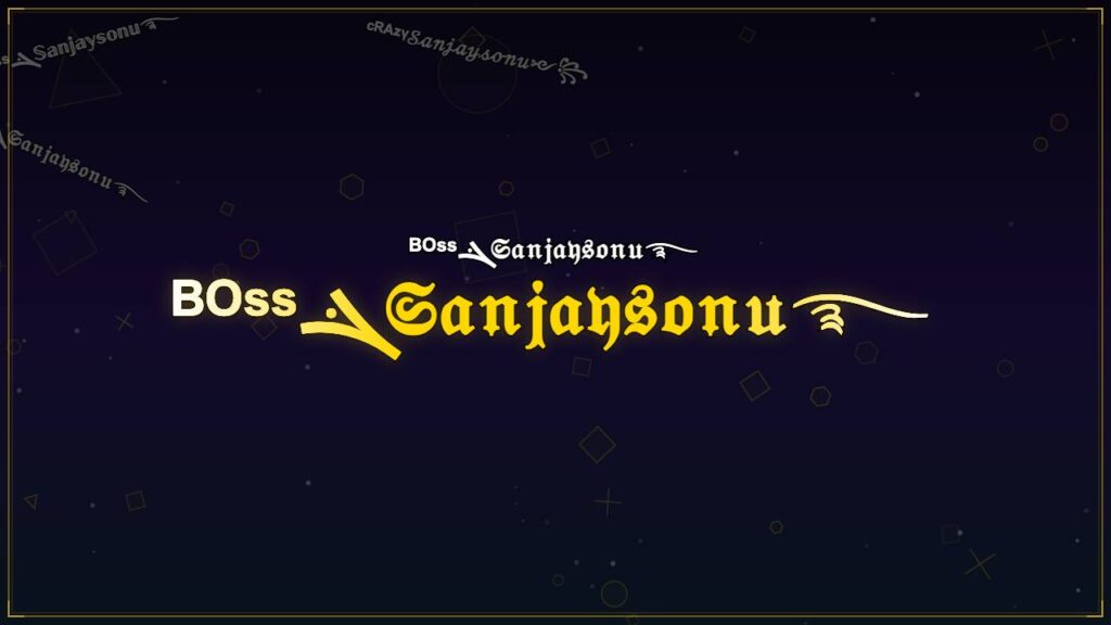 ᴮᴼˢˢܔ𝔖𝔞𝔫𝔧𝔞𝔶𝔰𝔬𝔫𝔲࿐ – Sanjaysonu Stylish Name