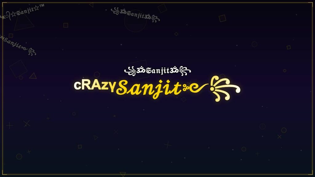 ᶜᴿᴬᶻᵞ𝒮𝒶𝓃𝒿𝒾𝓉༻꧂ – Sanjit Stylish Name
