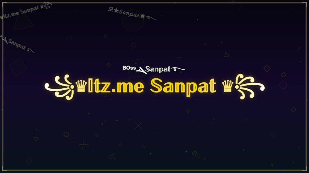 ꧁♛𝕀𝕥𝕫.𝕞𝕖 𝕊𝕒𝕟𝕡𝕒𝕥 ♛꧂ – Sanpat Stylish Name