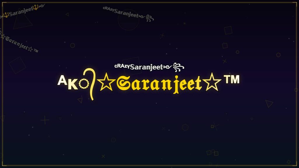 ᴬᴋ᭄☆𝔖𝔞𝔯𝔞𝔫𝔧𝔢𝔢𝔱☆™ – Saranjeet Stylish Name