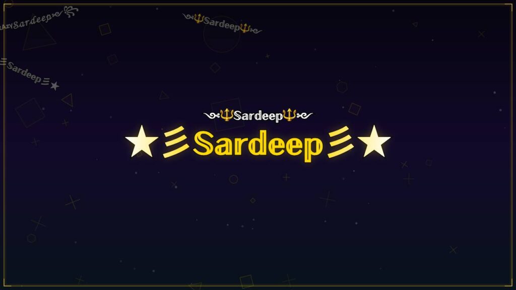 ★彡𝕊𝕒𝕣𝕕𝕖𝕖𝕡彡★ – Sardeep Stylish Name
