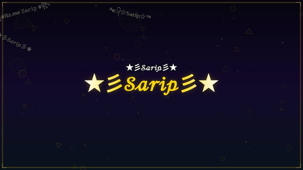 ★彡𝒮𝒶𝓇𝒾𝓅彡★ – Sarip Stylish Name